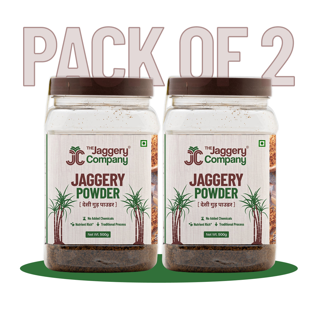 Jaggery Powder – Pack of 2 (500 g each)