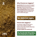 Jaggery Powder, Natural Sweetener for Tea, Cooking & Baking - 500g