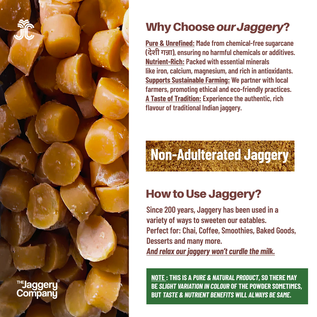 Jaggery Candy, Traditional Bite-Sized Jaggery Treat- 500g
