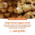 Jaggery + Ginger Candy, Traditional Sweet with Ginger Flavour- 200g