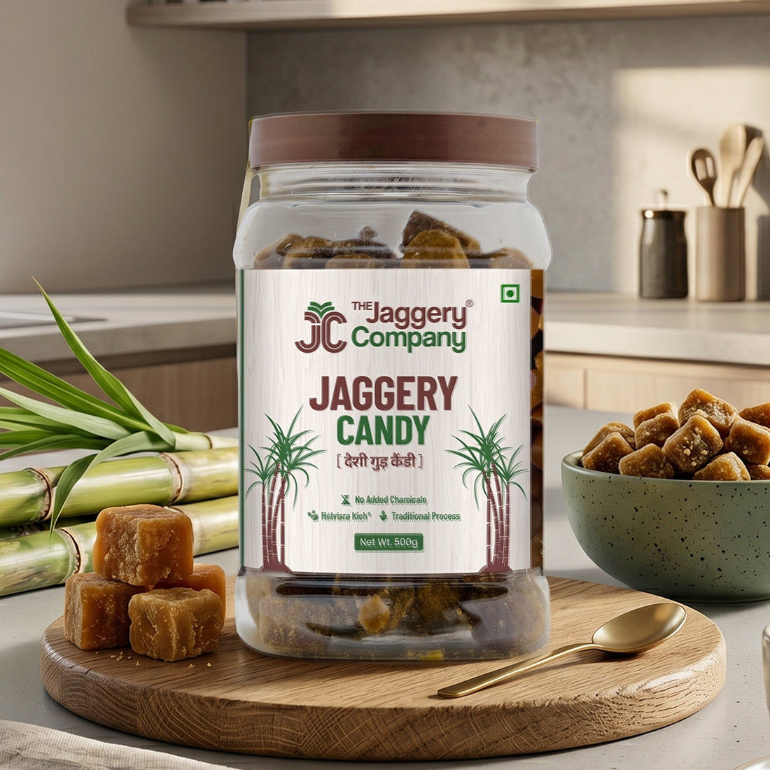 Jaggery Candy, Traditional Bite-Sized Jaggery Treat- 500g