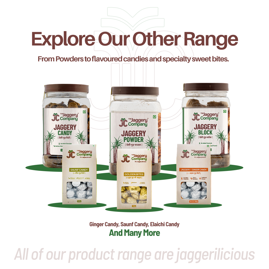 Jaggery + Ginger Candy, Traditional Sweet with Ginger Flavour- 200g